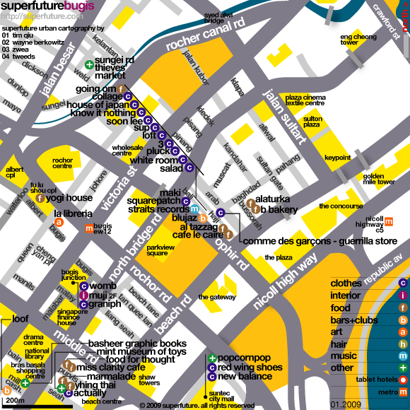 Bugis Map