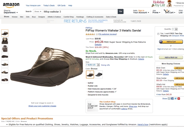 com amazon fitflop